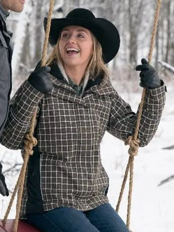 Amy Fleming Heartland Plaid Jacket (Inspired Style)