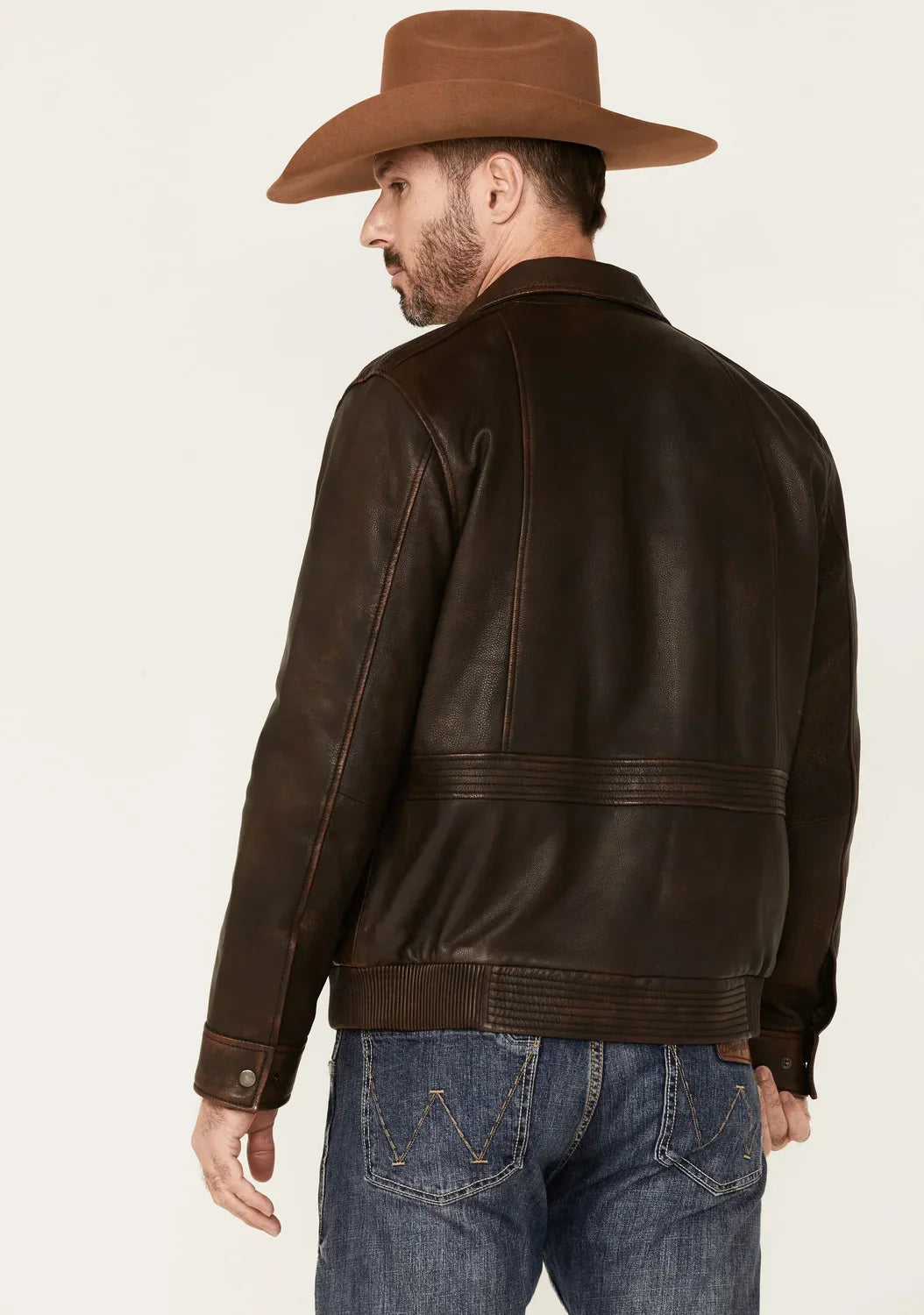 Hector Dark Brown Leather Jacket